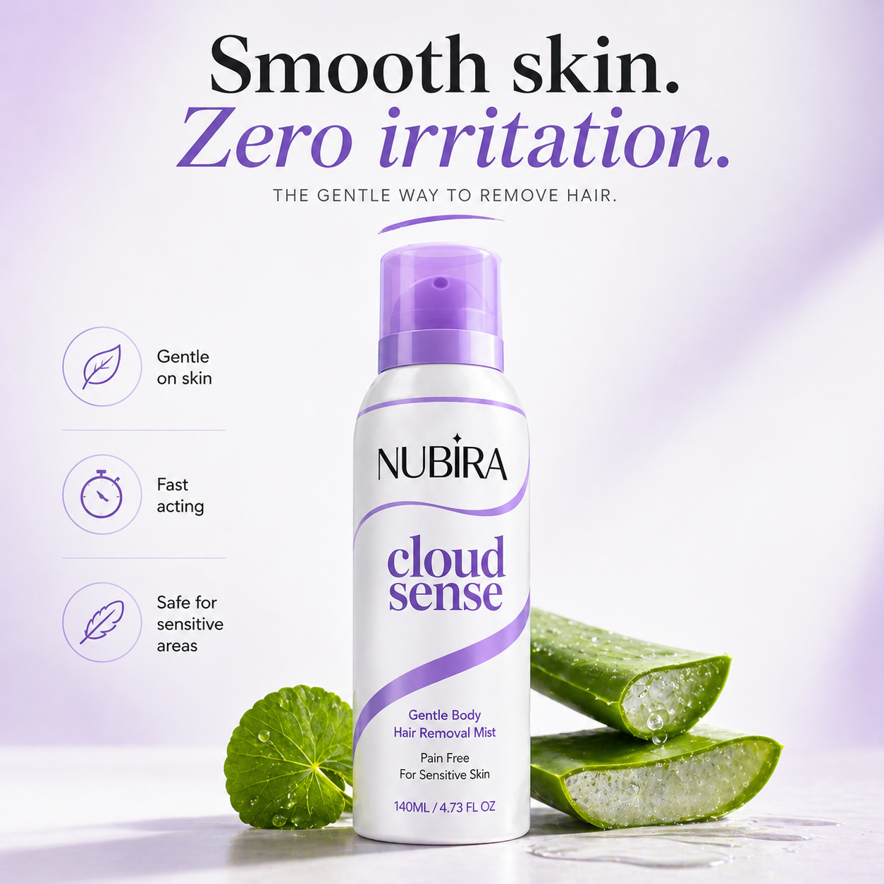 NUBIRA Pain-Free Hair Removal Cream