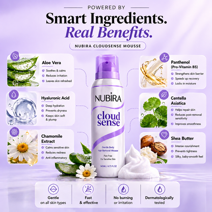NUBIRA Pain-Free Hair Removal Cream